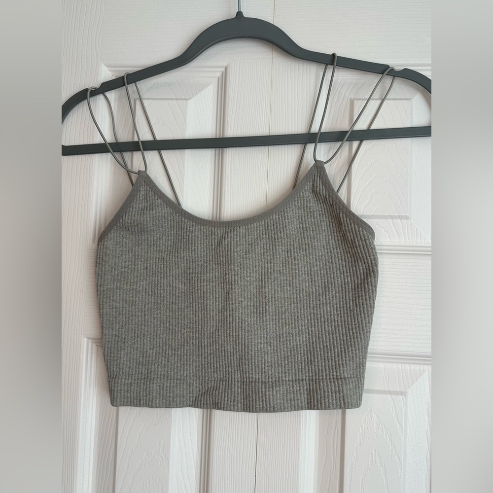 Gray Sport Top